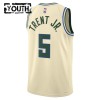 Maillot Basket Enfant Milwaukee Bucks Gary Trent JR 2025-26 Nike City Edition Blanc Swingman